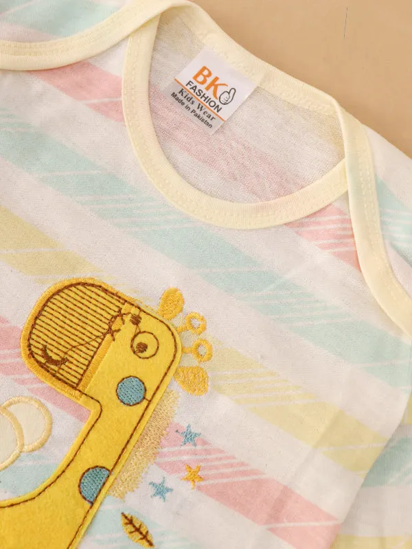 0Mth - 3Mth Sweet Light Yellow 5Pcs Gift Set For Newborn NBGS45