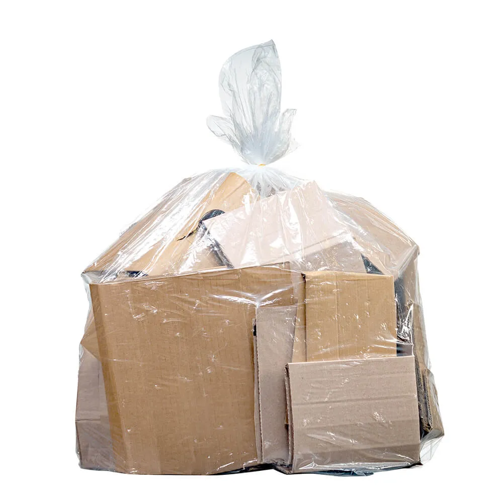 12-16 Gallon Extra Clear Recycling Bags - 0.8 Mil - 200/Case