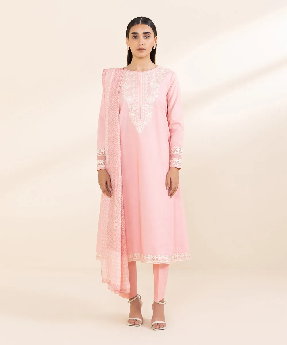2 Piece - Embroidered Lawn Suit