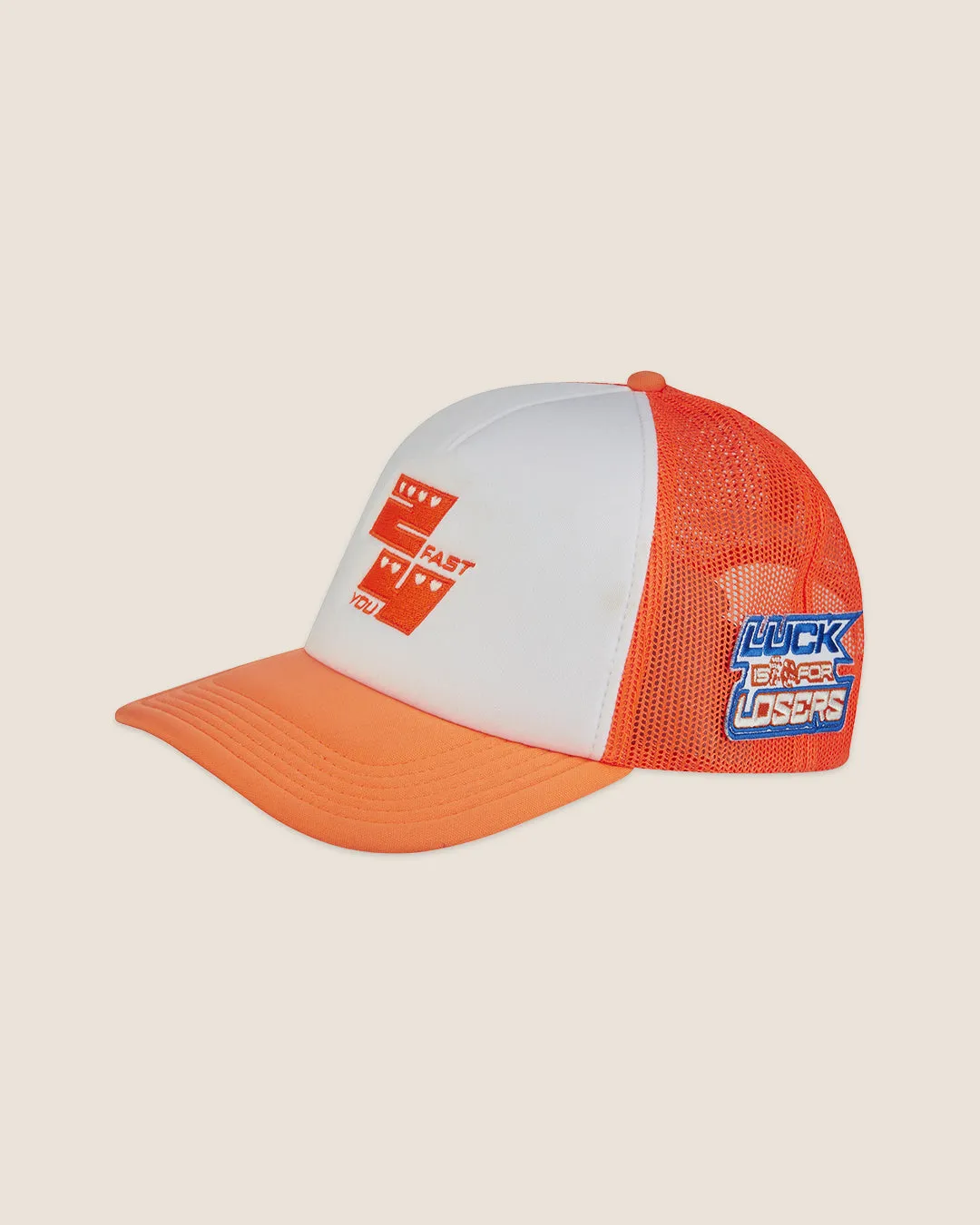 2FAST 4YOU TRUCKER HAT ORANGE