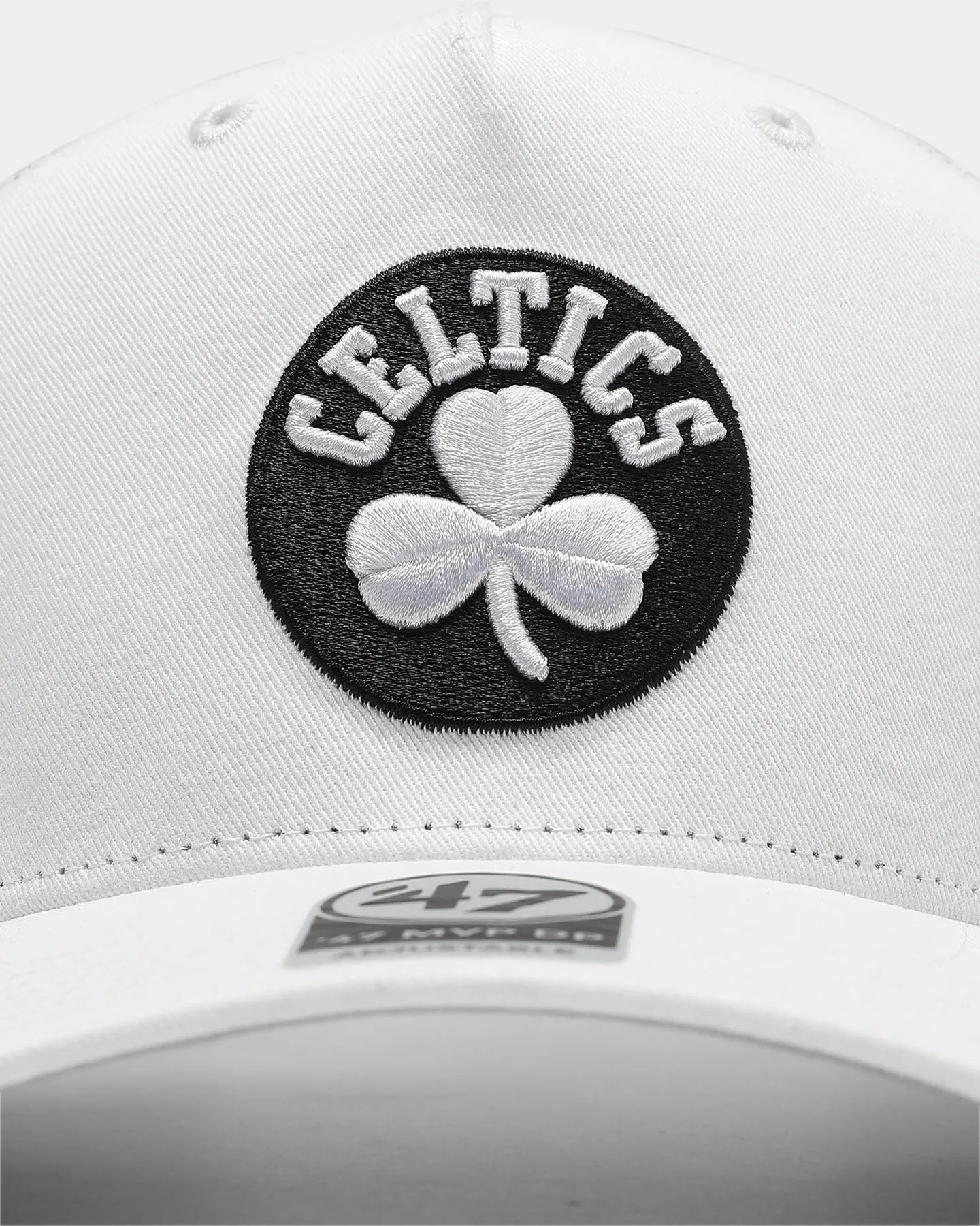 47 Brand Boston Celtics Level Mesh MVP DV Snapback White