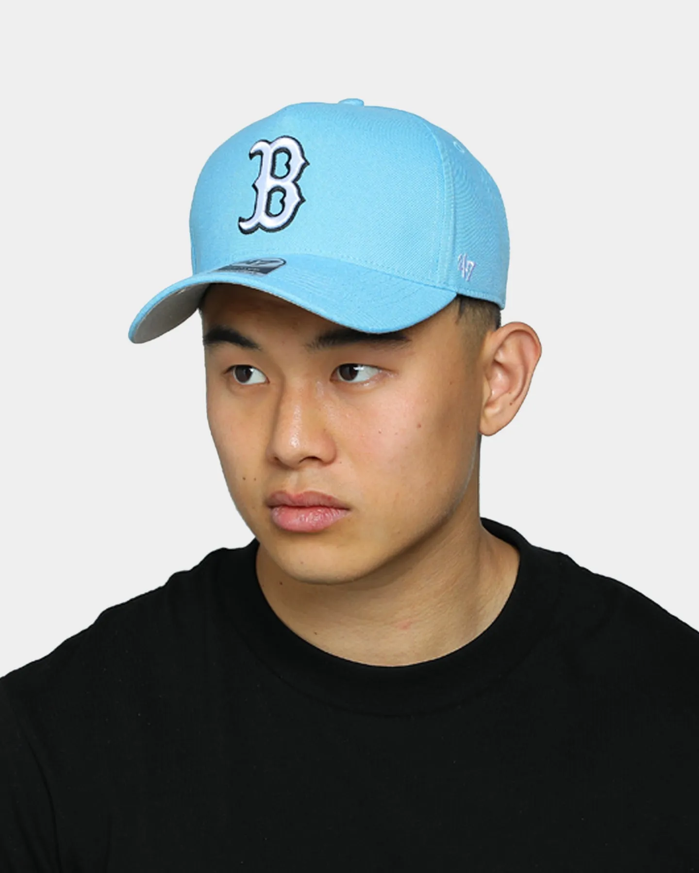 47 Brand Men's Boston Red Sox MVP DT Snapback Columbia Blue