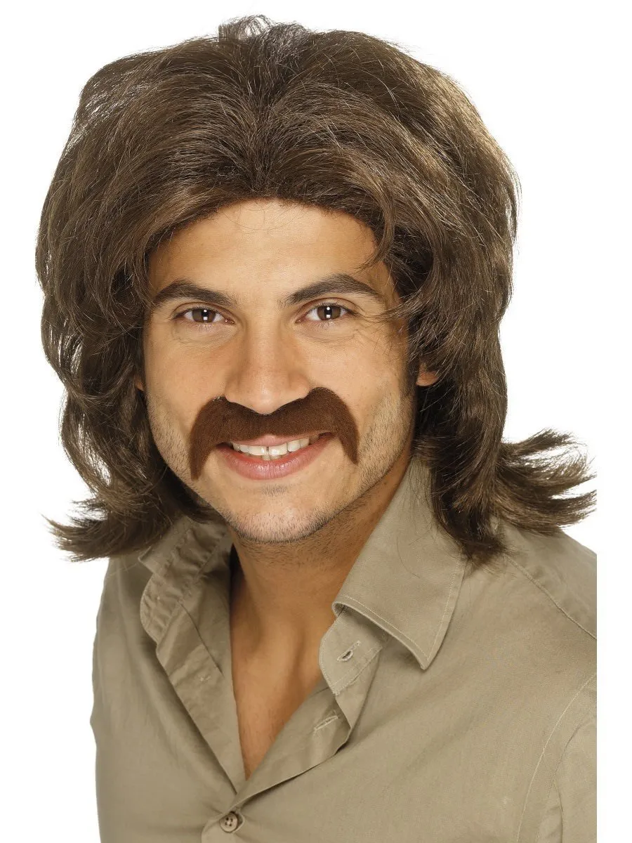 70s Retro Wig, Brown