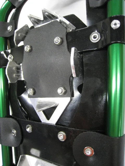 Adventure 25" Snowshoes Package - Good for 110-160 lbs) with Green Poles & Black Carry-Bag