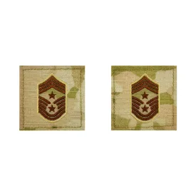 Air Force Embroidered Rank: Command Chief Master Sergeant - OCP with hook