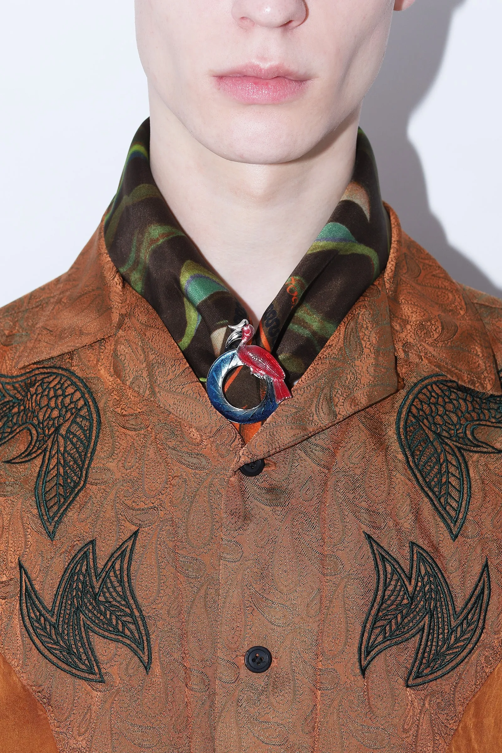 AK938 – Bird Motif Scarf Ring