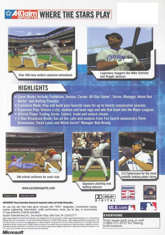 All-Star Baseball 2003 - Xbox