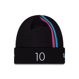Alpine Racing Pierre Gasly Black Stripe Cuff Knit Beanie Hat