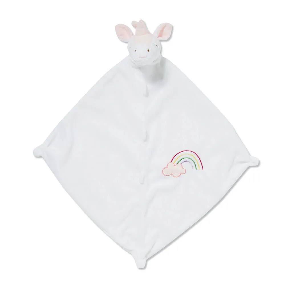 Angel Dear Security Blankie Blanket Unicorn White
