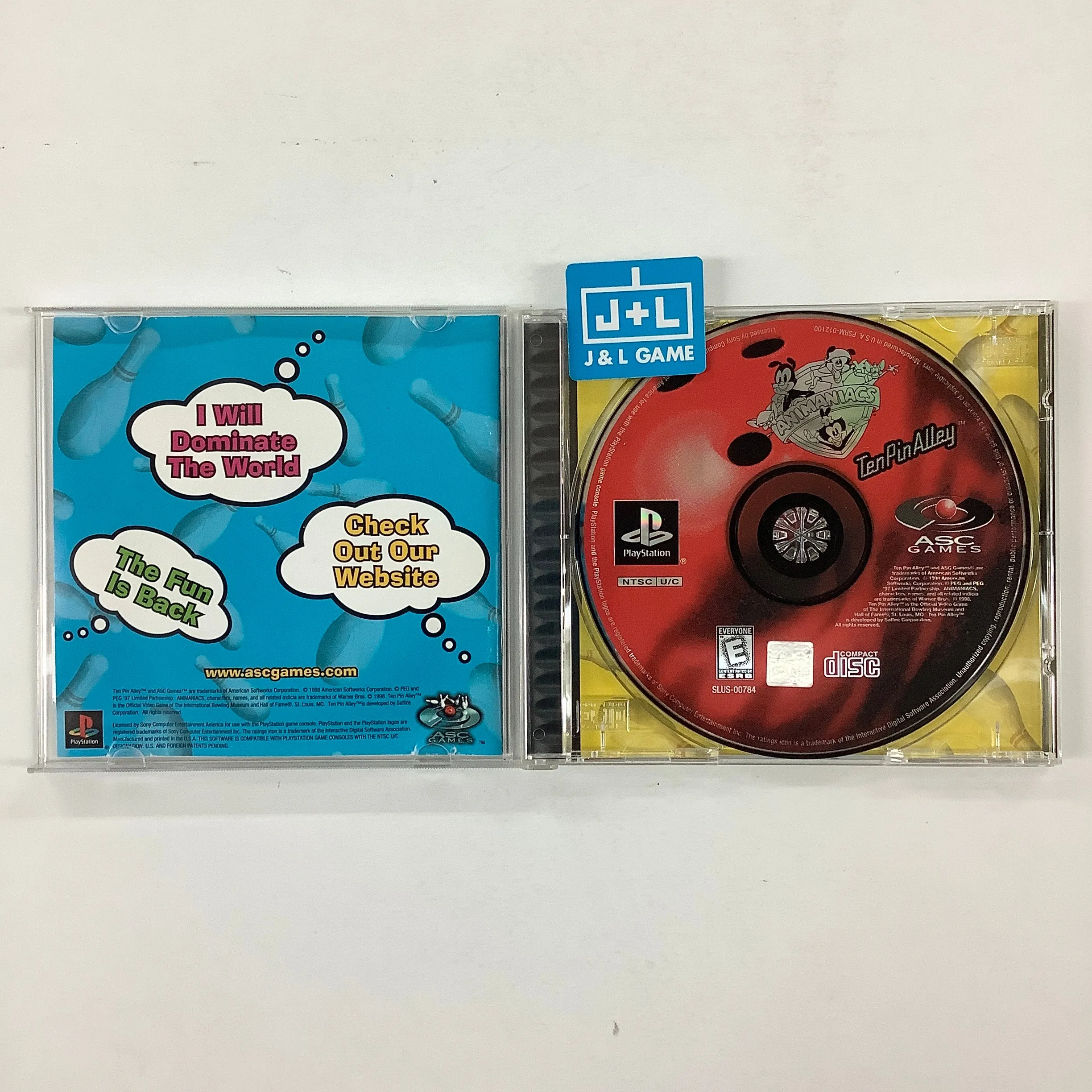 Animaniacs Ten Pin Alley - (PS1) PlayStation 1 [Pre-Owned]
