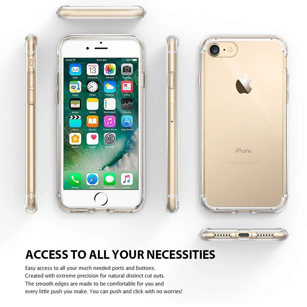 Apple iPhone SE (2nd generation) Back Cover Case | Fusion - Clear
