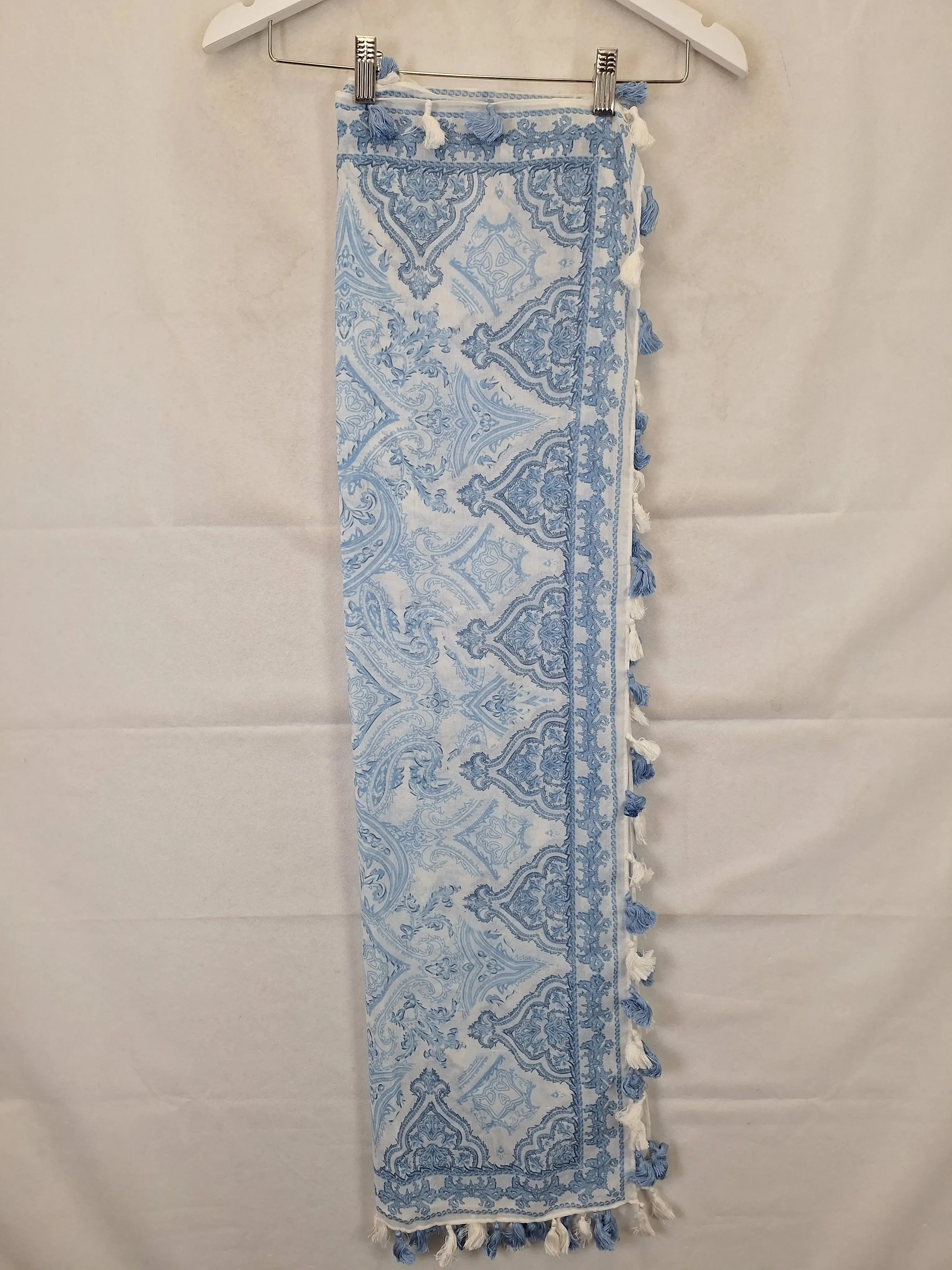 Assorted Brands Semi Sheer Fringe Scarf