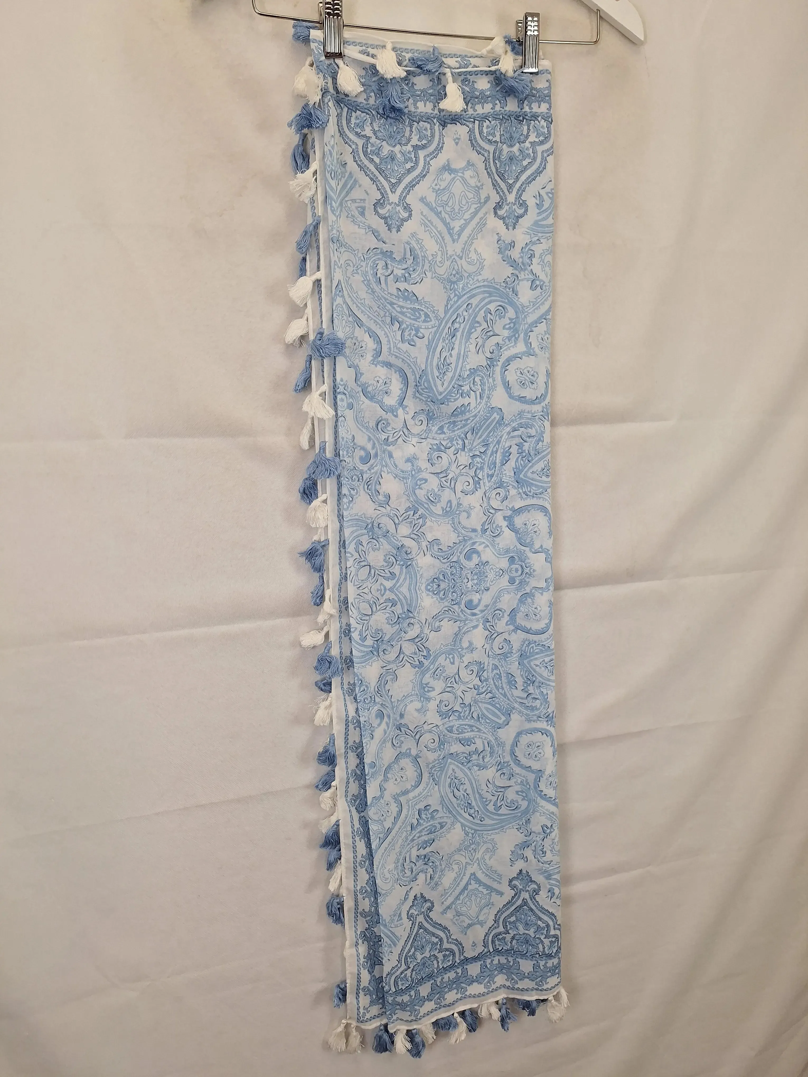 Assorted Brands Semi Sheer Fringe Scarf