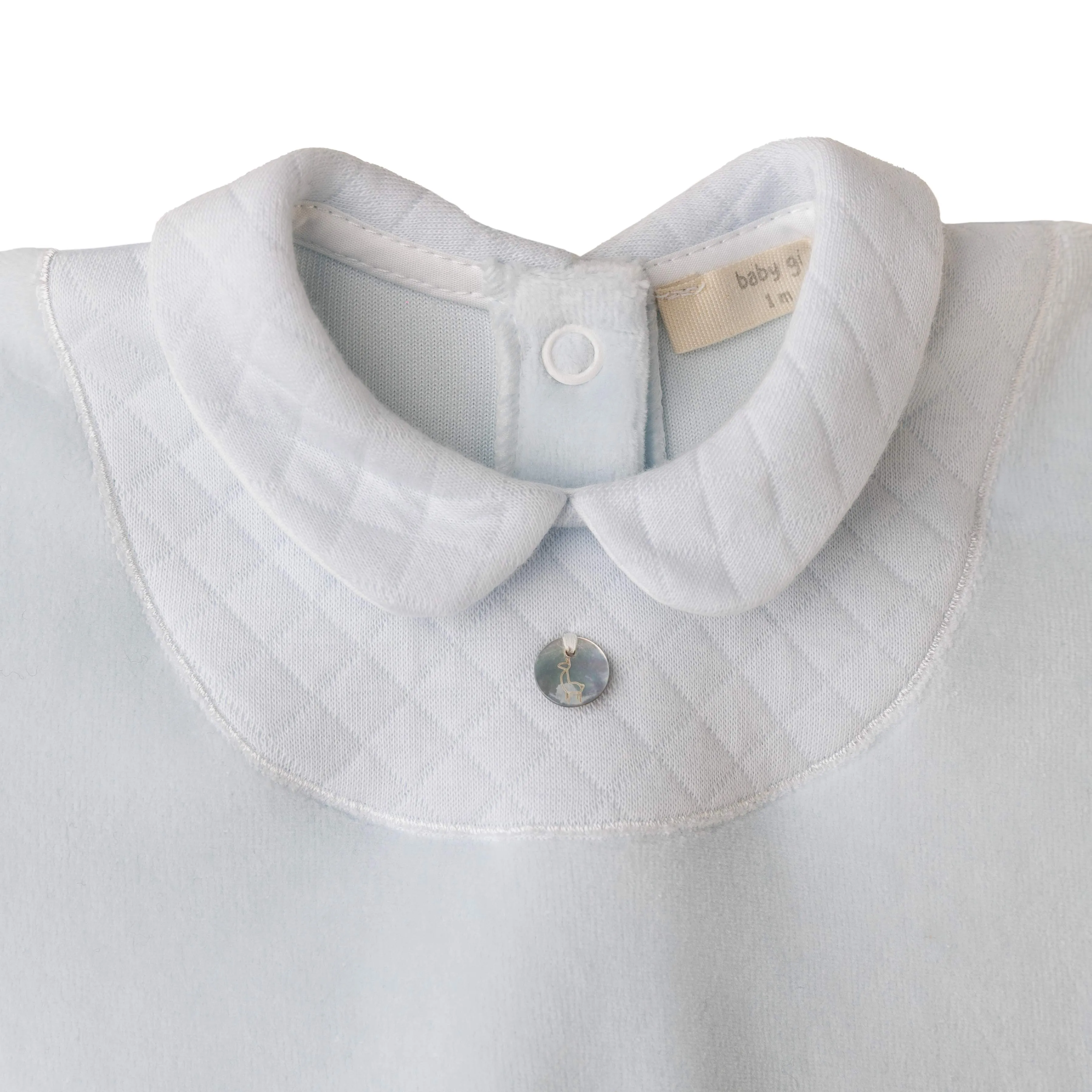 Babygrow - Waffle Collar Velour