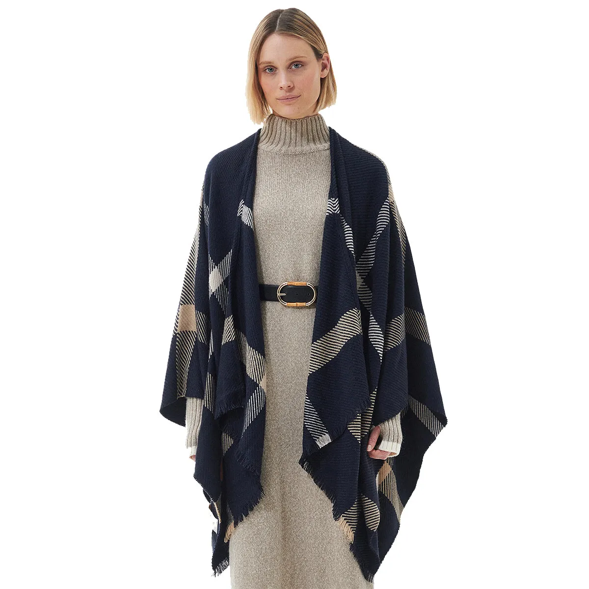 Barbour Blair Windowpane Serape Women's