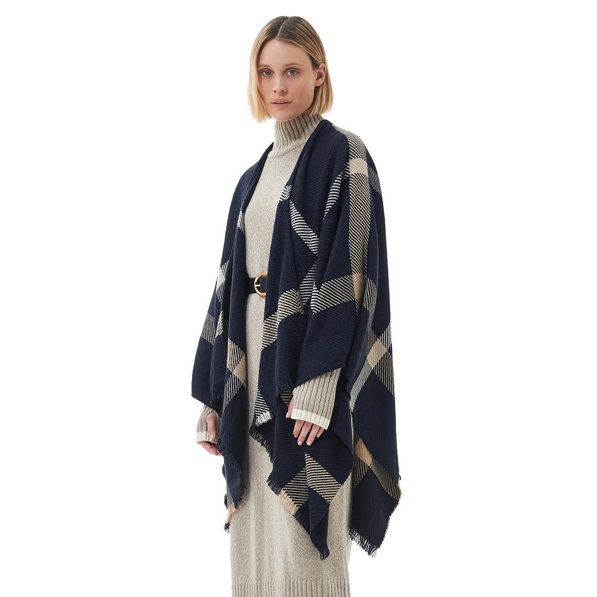 Barbour Blair Windowpane Serape Women's