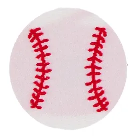 Baseball Patch - Baseball White/Red