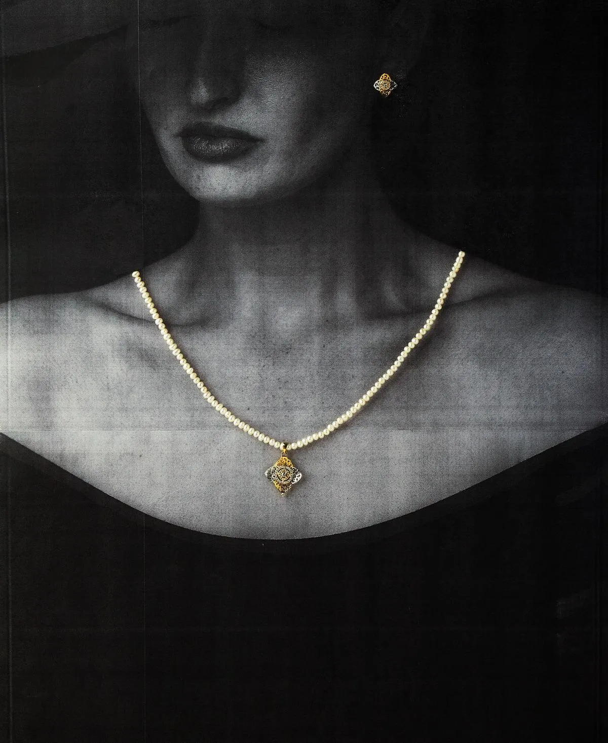 Beautiful Pearl Necklace Set