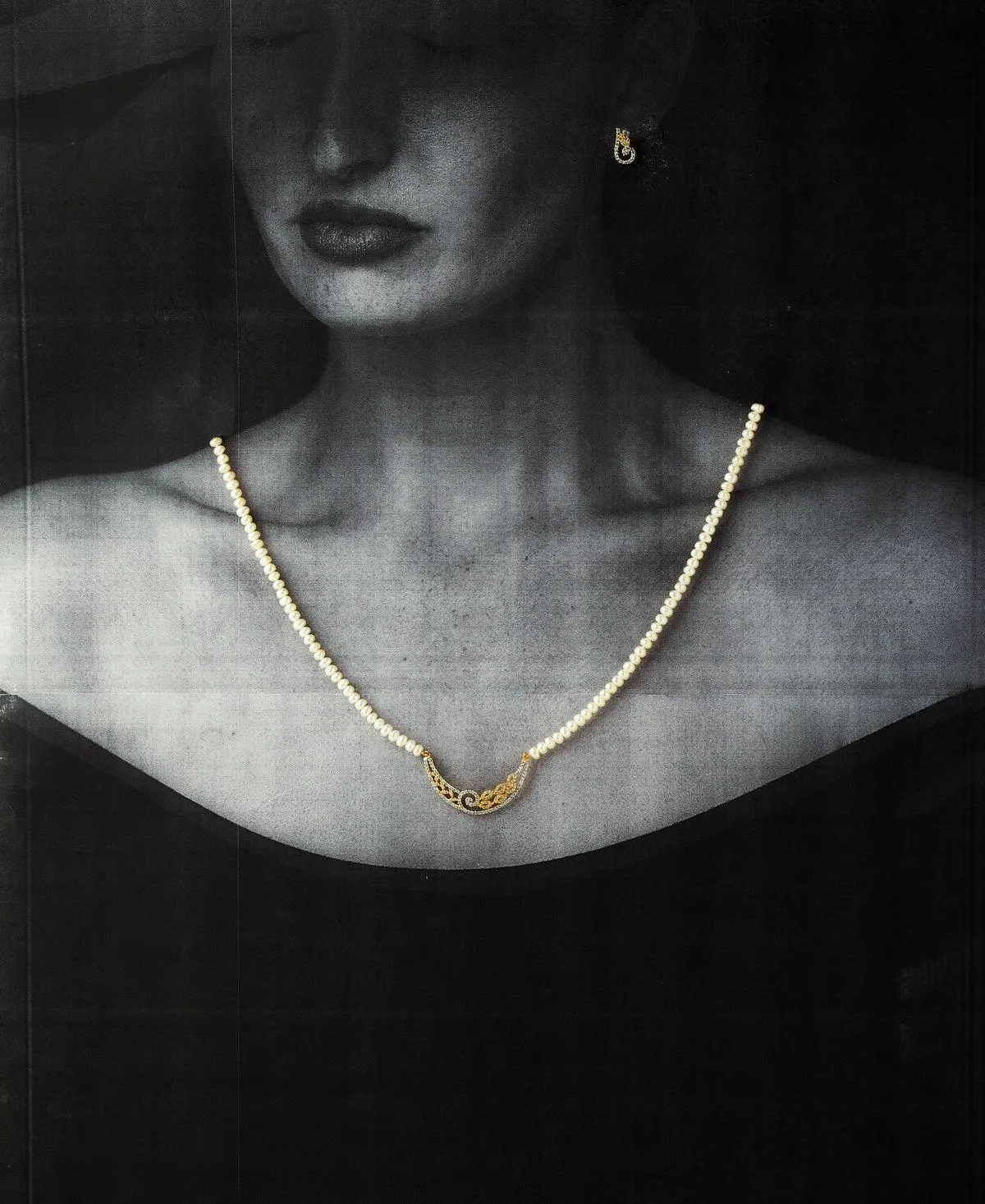 Beautiful Pearl Necklace Set
