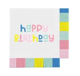 Birthday Fringe Napkins