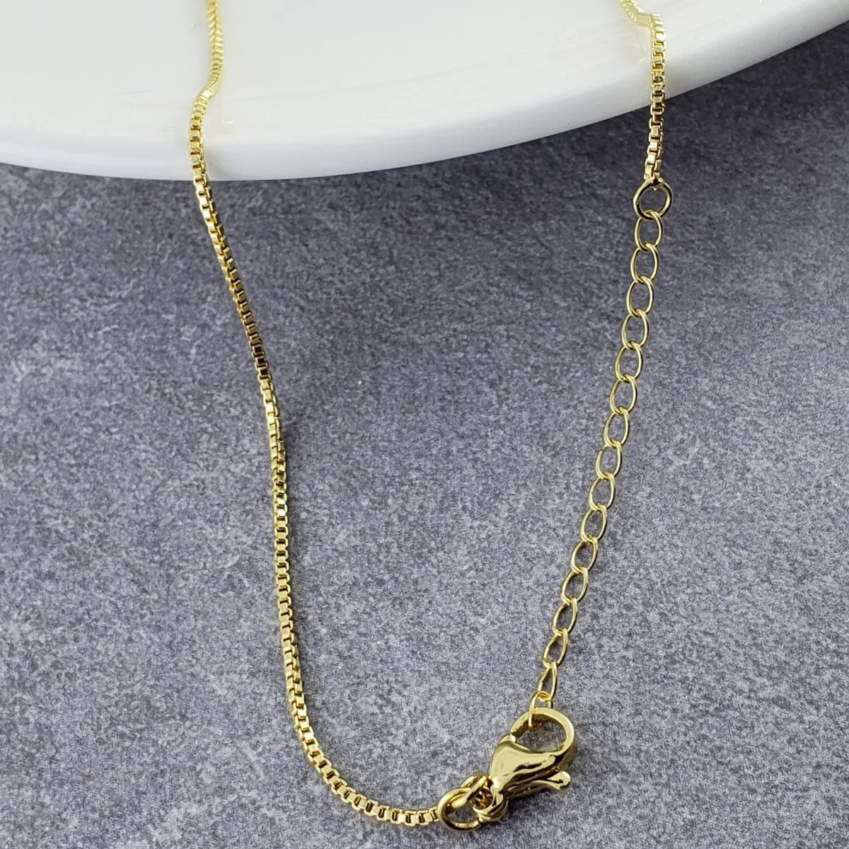 Black Sapphire Blue Evil Eye Cross Jesus Cubic Zirconia 18K Gold Copper Pendant Chain