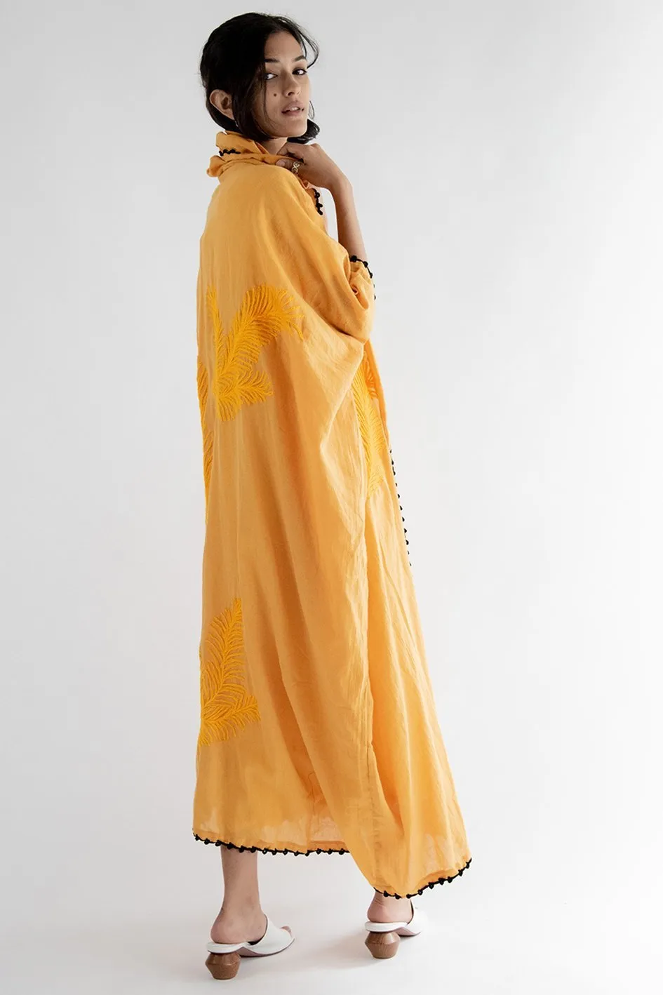 Bohemian Hoodie Embroidered Kaftan Wawee