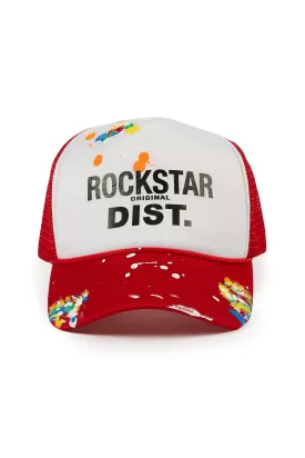 Boys Neptune White/Red Trucker Hat