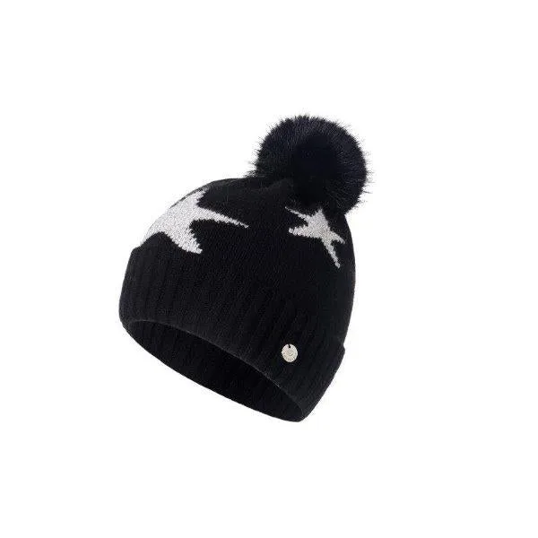 Butterfly Star Hat with PomPom