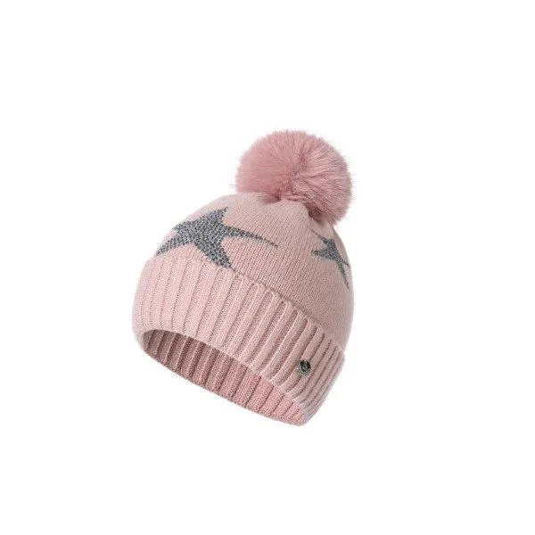 Butterfly Star Hat with PomPom