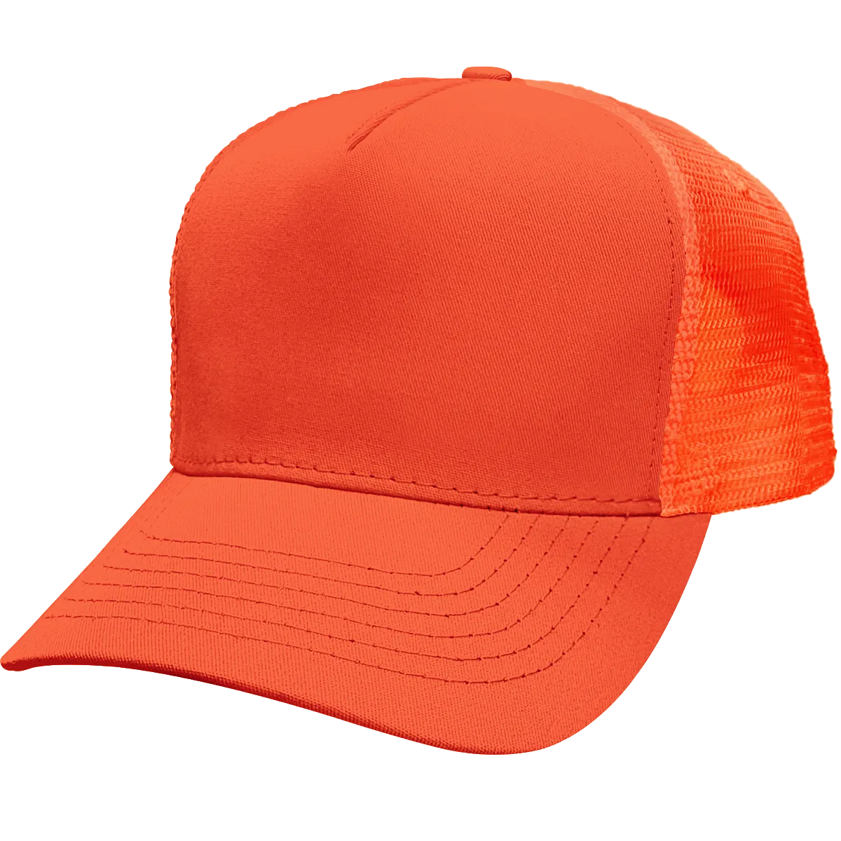 Cali Headwear US40 5 Panel Structured Trucker Hat Made in USA
