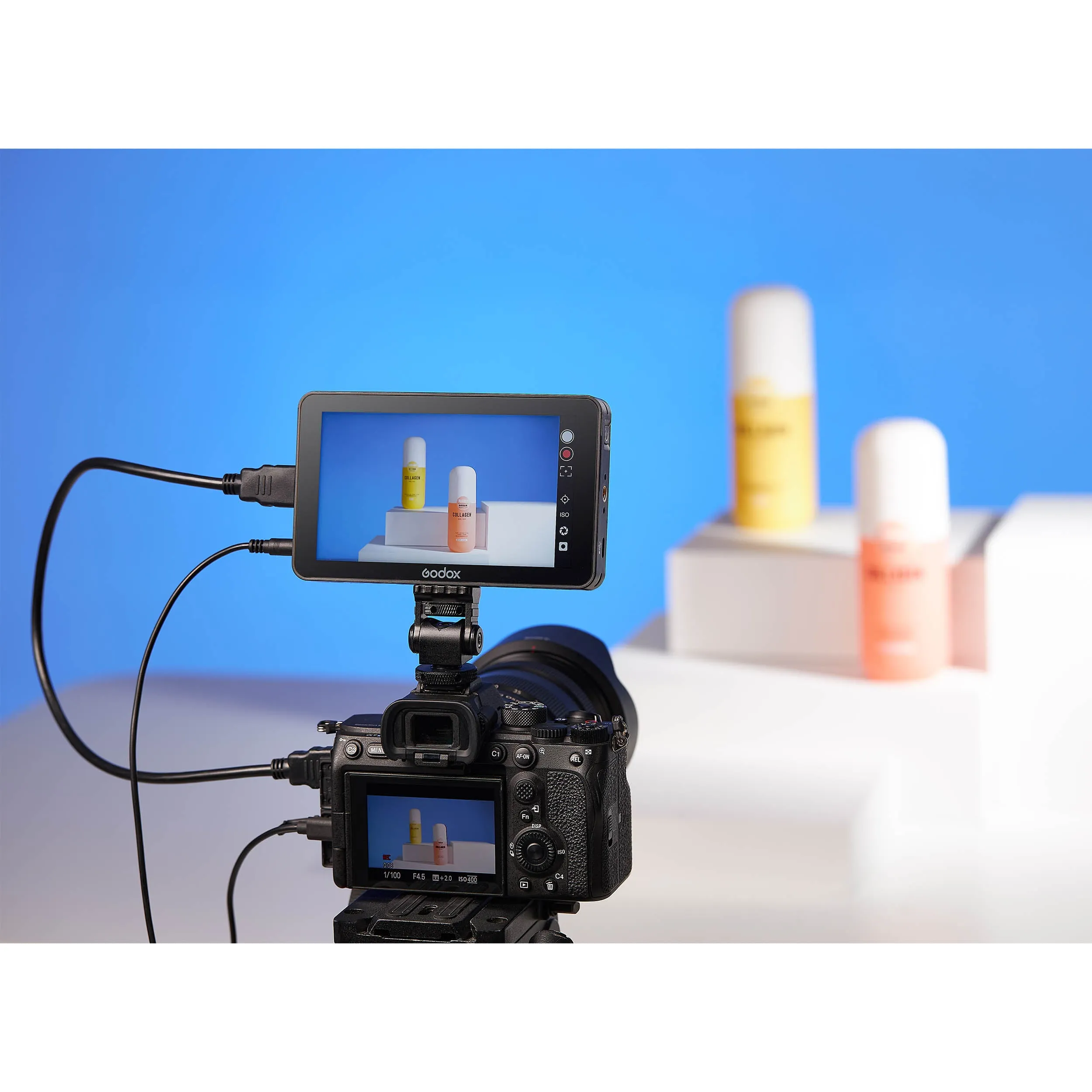 Camera Control Cables for GODOX GM6S and GM7S Field Monitors (Special Order)