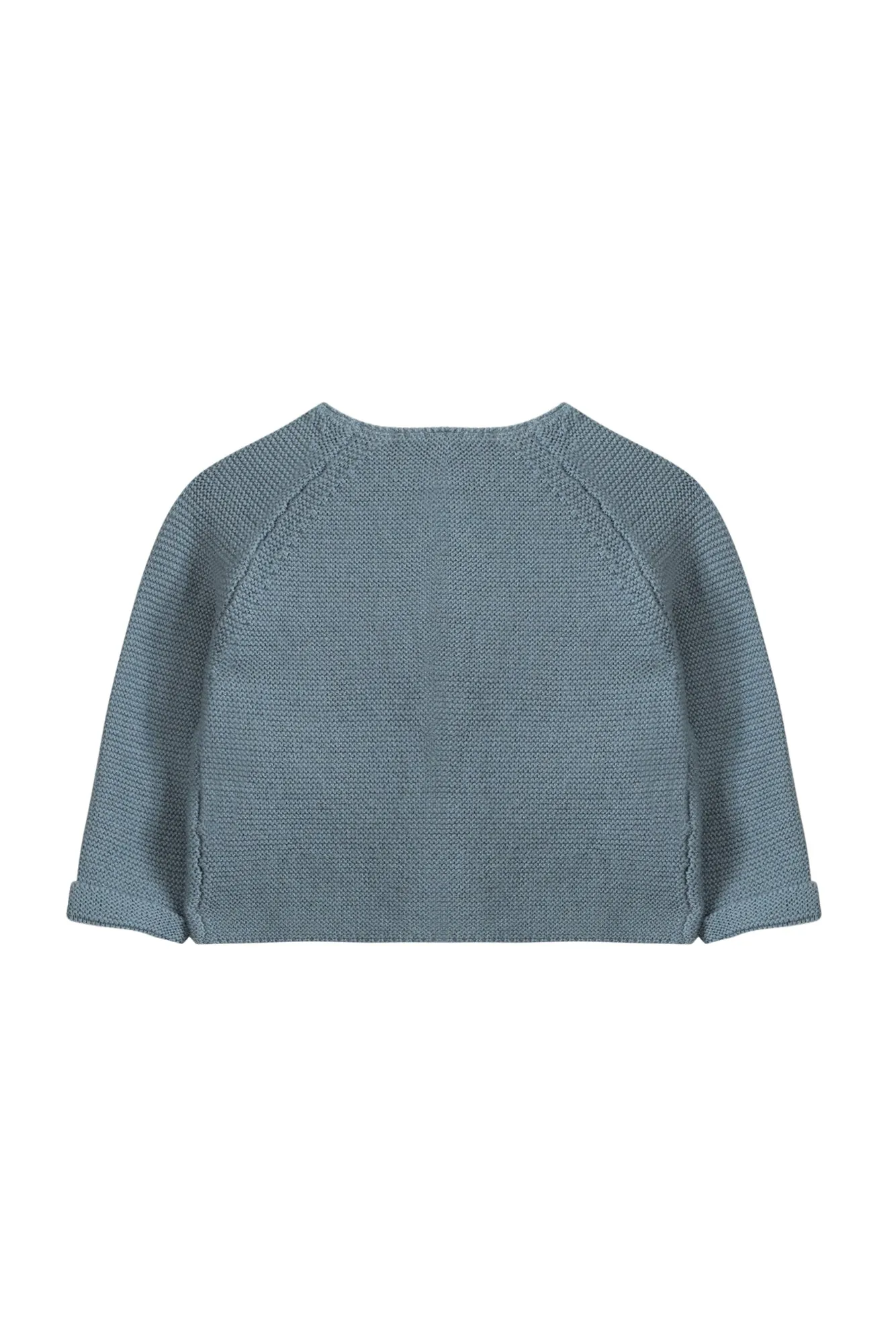 Cardigan - Blue Grey Openwork Knit