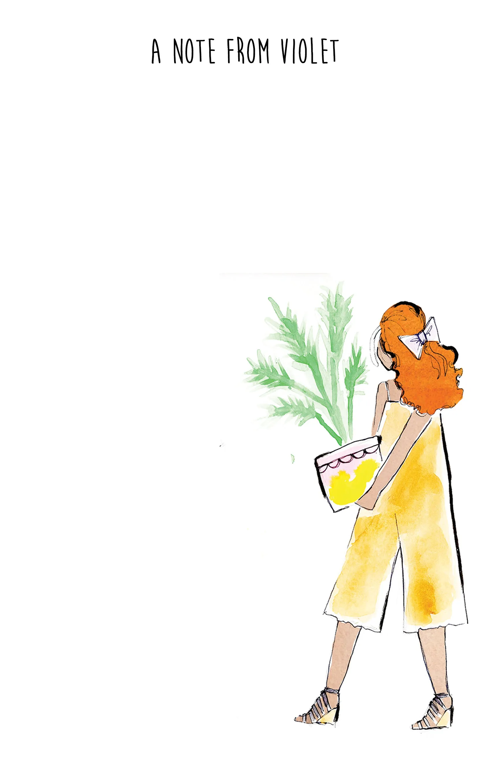 Carrying Plant Personalized Notepad