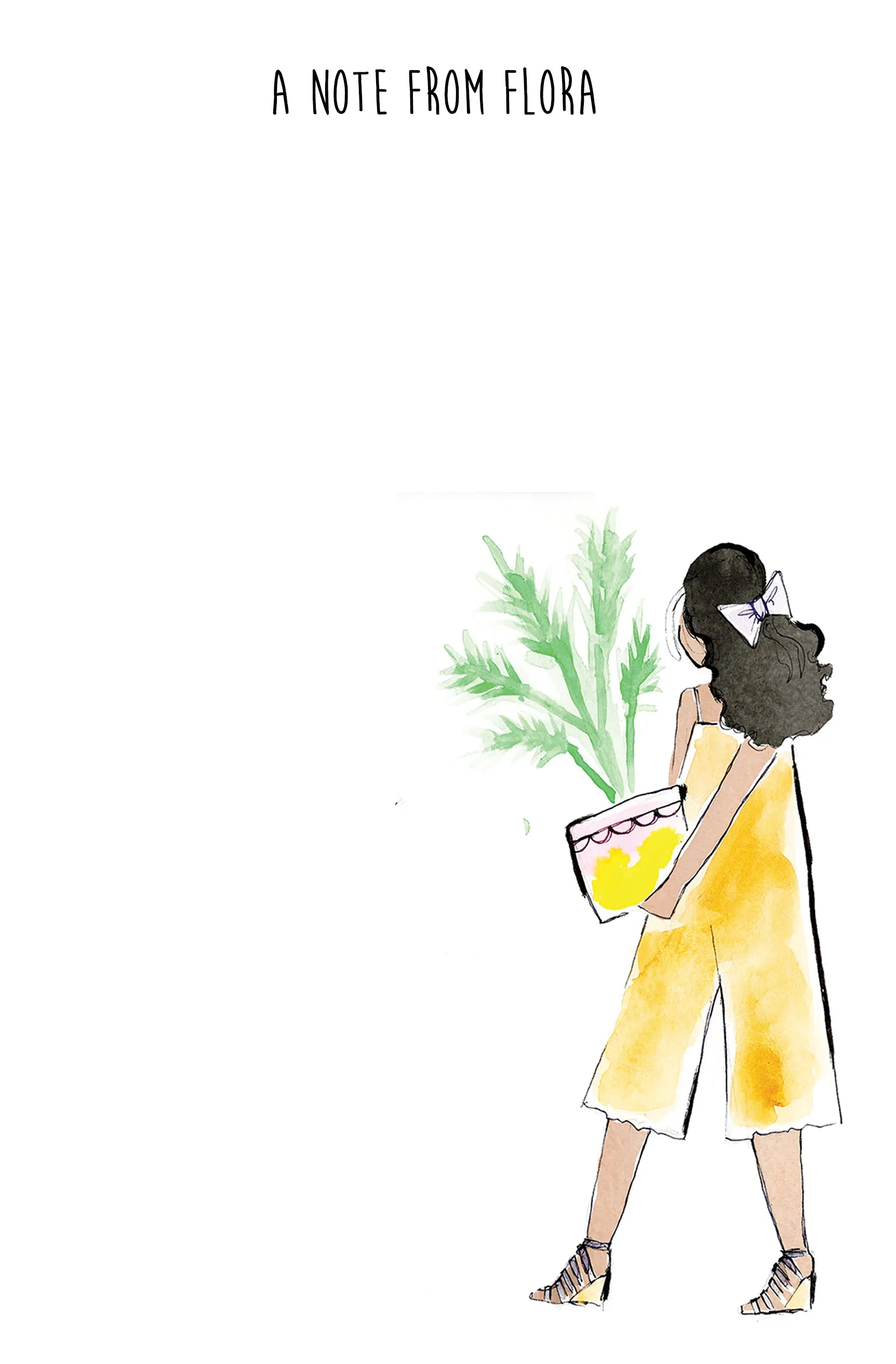 Carrying Plant Personalized Notepad