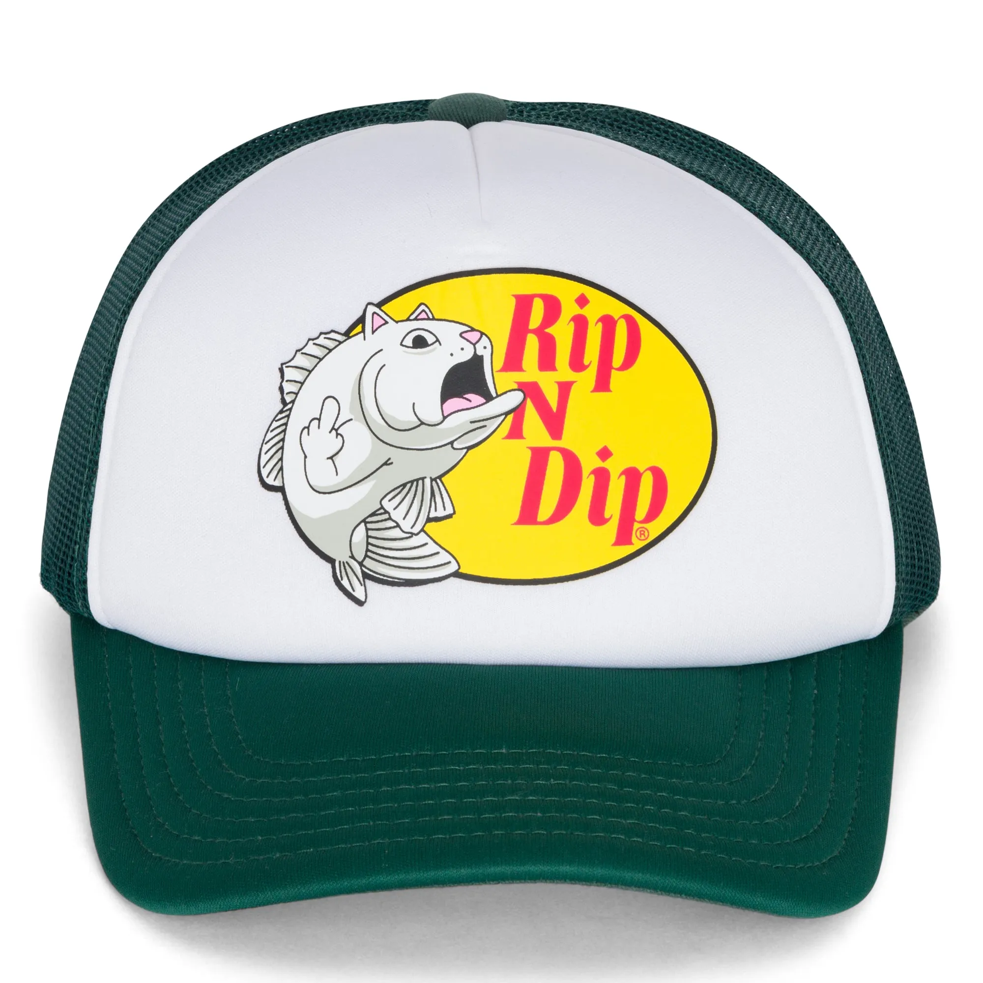 Catfish Trucker (Hunter Green/White)