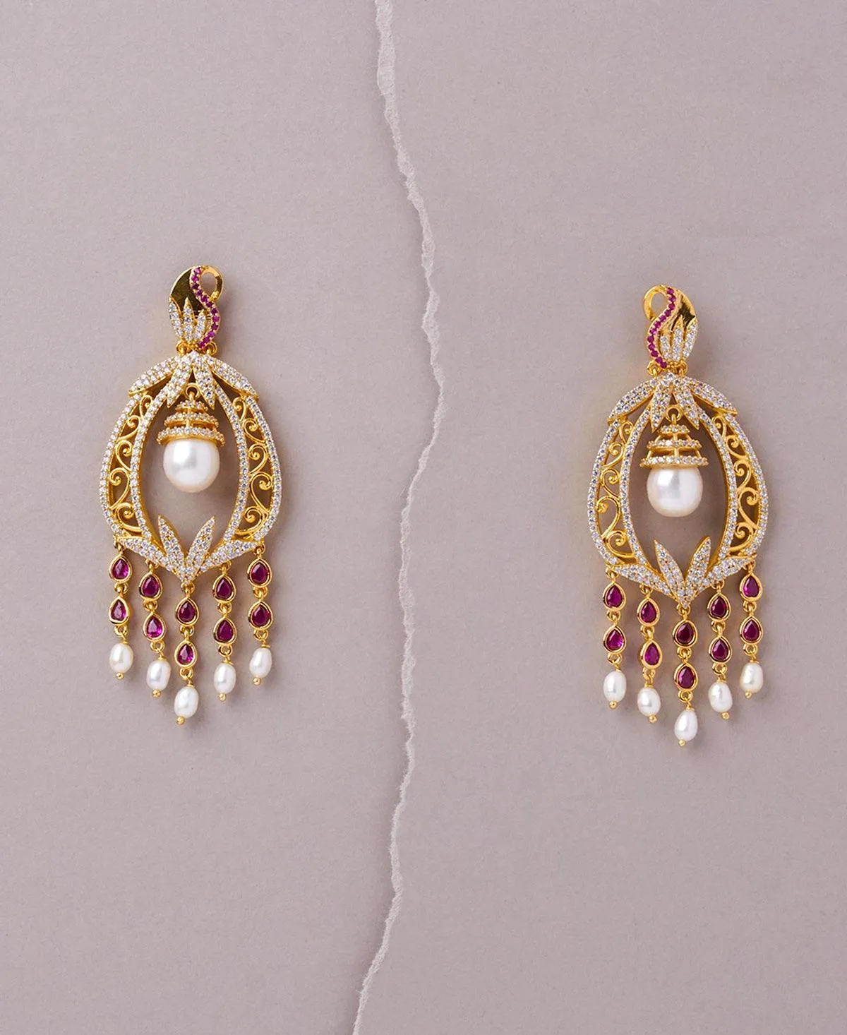 Chantelle Pearl And Stone Chandeliers