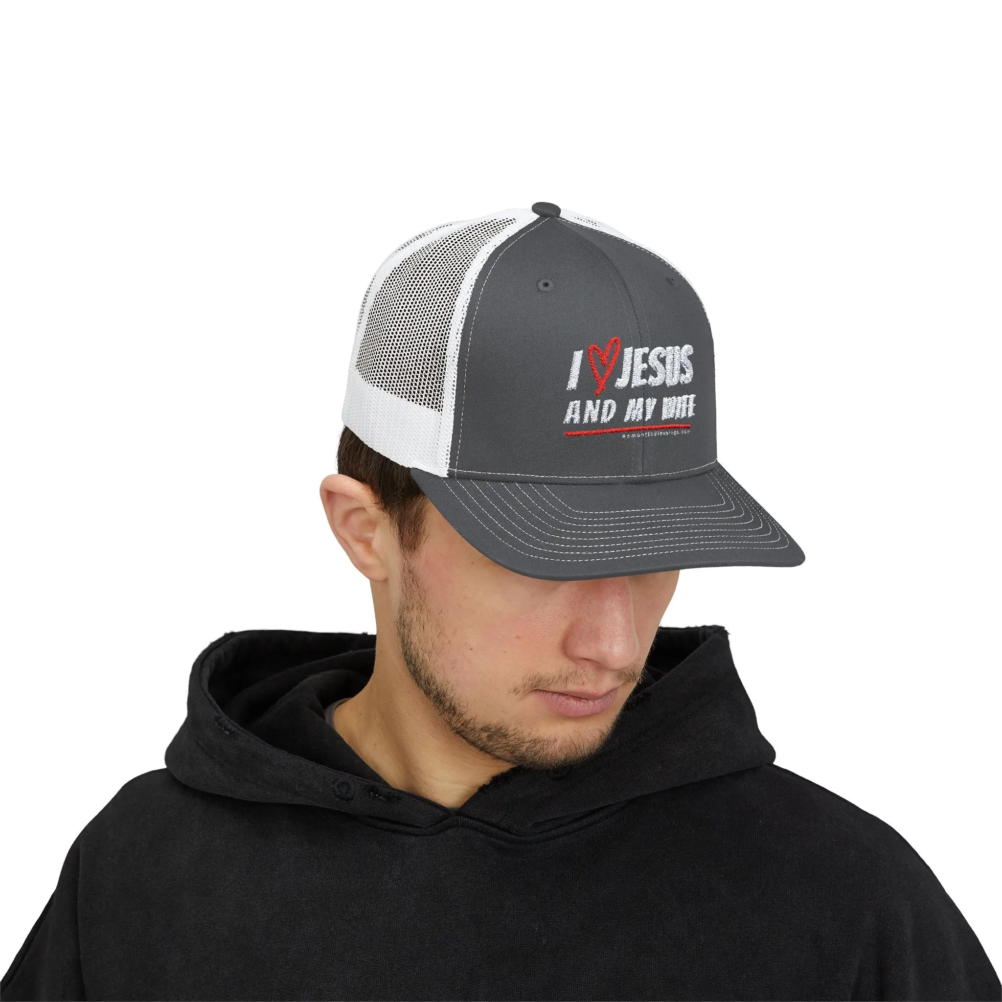 Christian Marriage Message for Husbands on a Snapback Cap