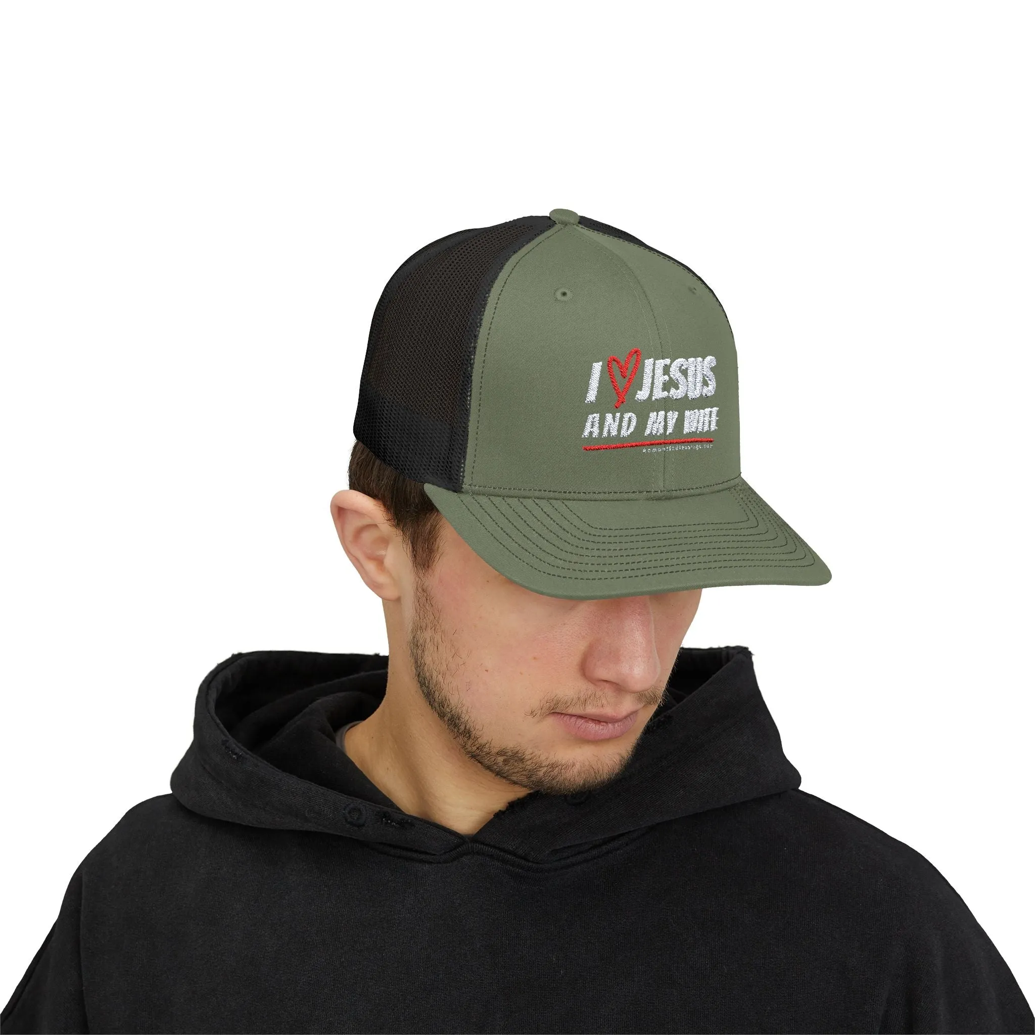 Christian Marriage Message for Husbands on a Snapback Cap
