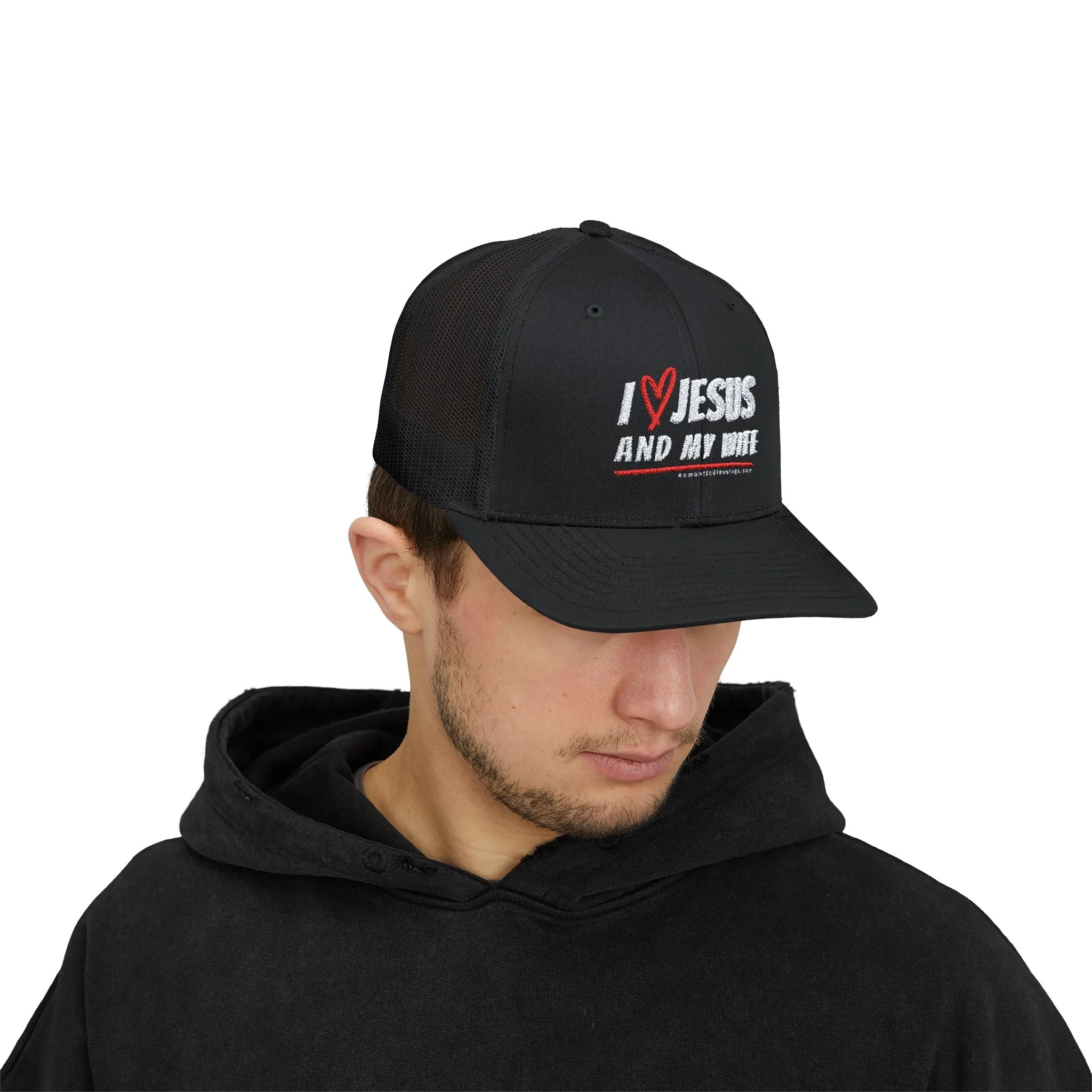 Christian Marriage Message for Husbands on a Snapback Cap