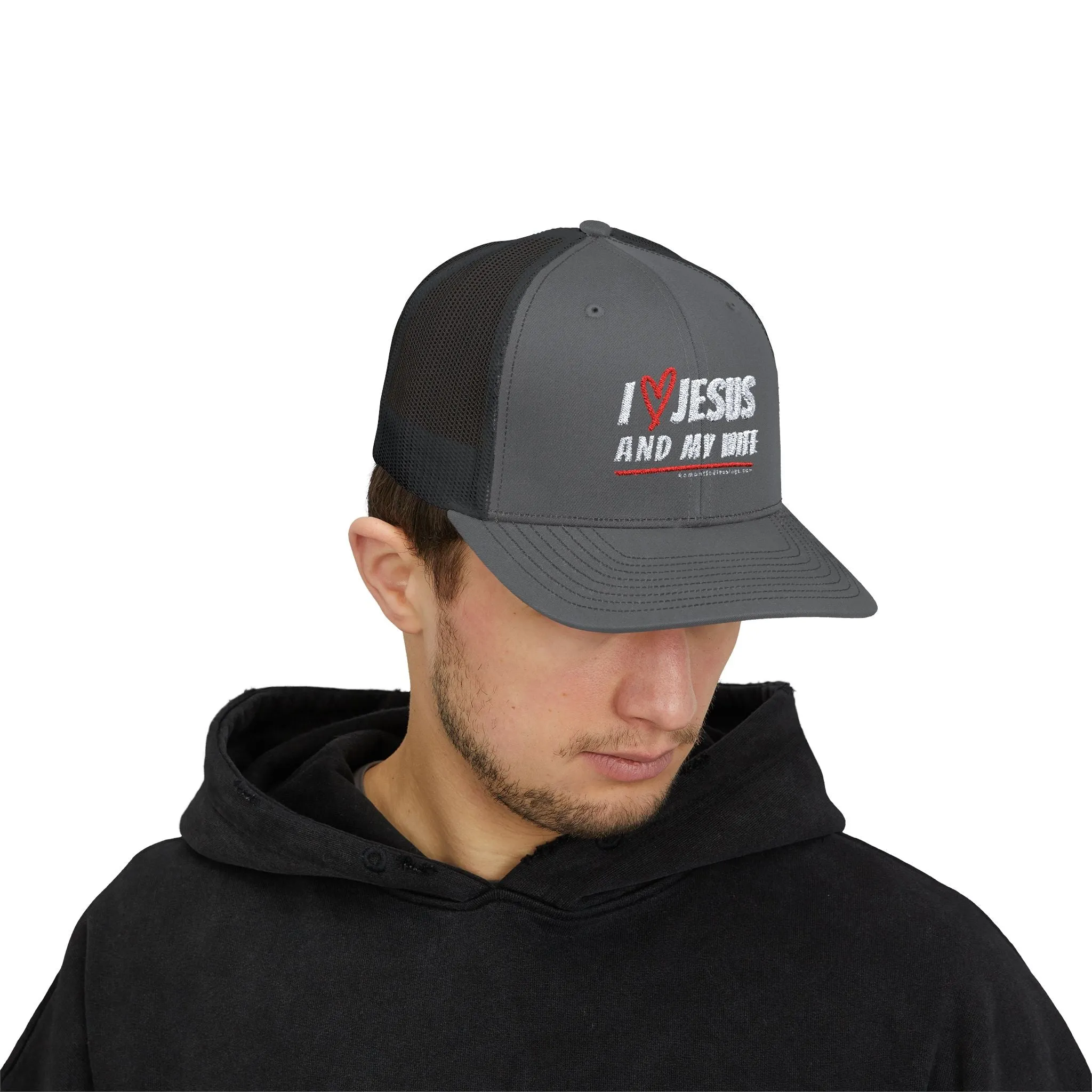 Christian Marriage Message for Husbands on a Snapback Cap