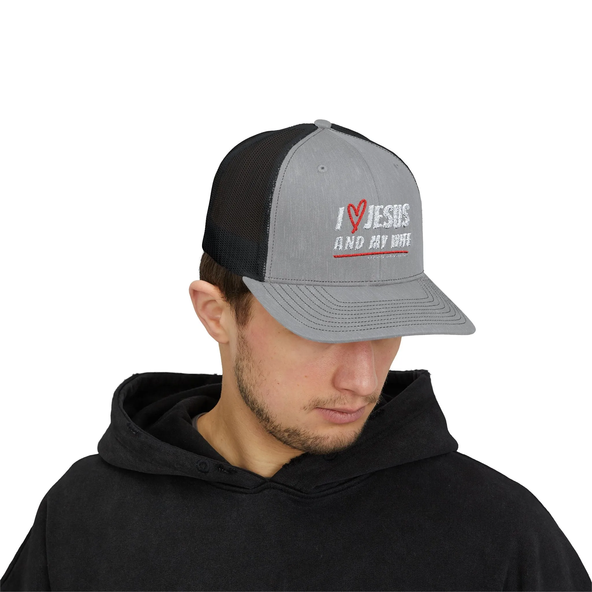 Christian Marriage Message for Husbands on a Snapback Cap