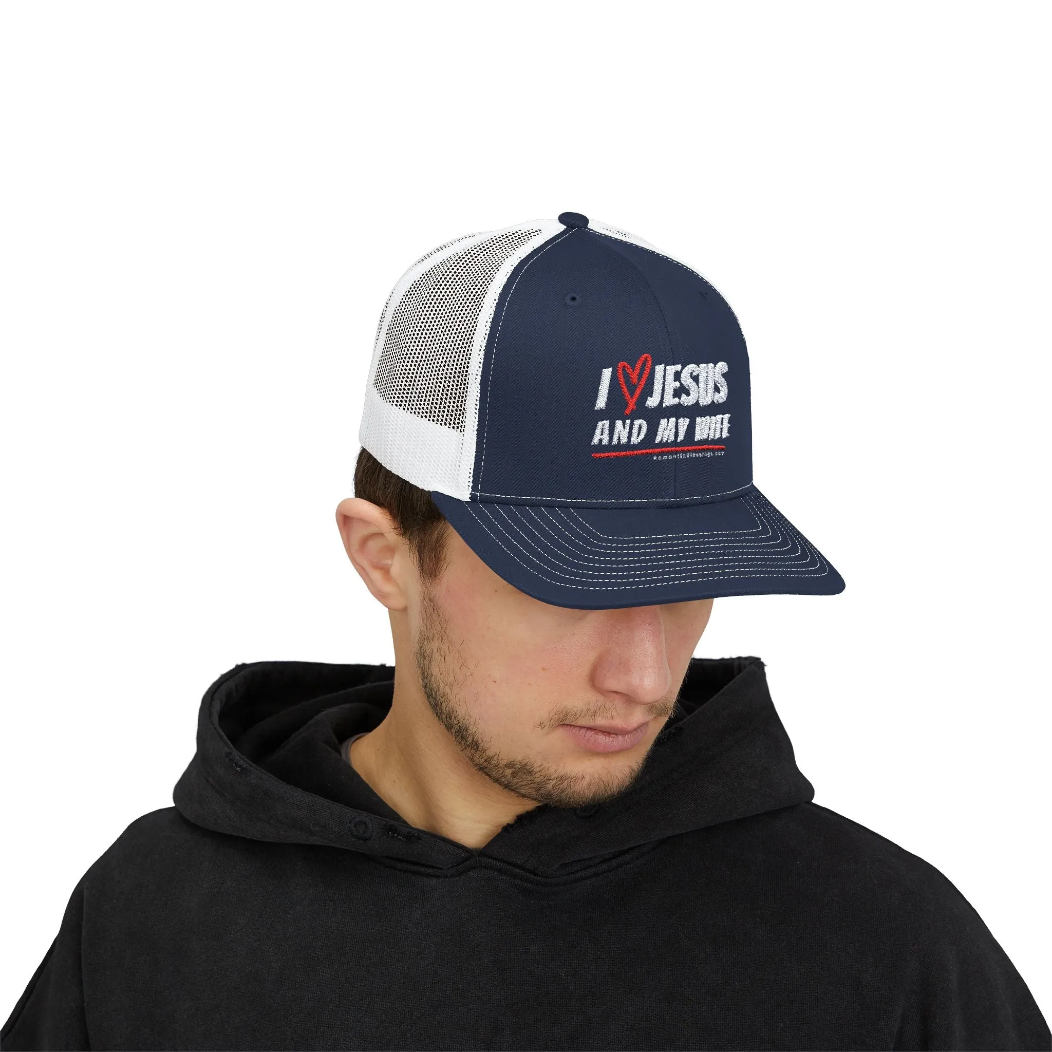 Christian Marriage Message for Husbands on a Snapback Cap