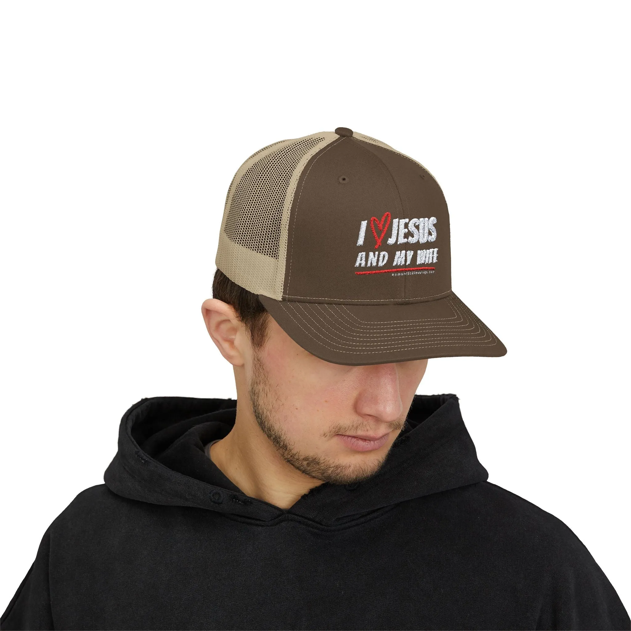 Christian Marriage Message for Husbands on a Snapback Cap