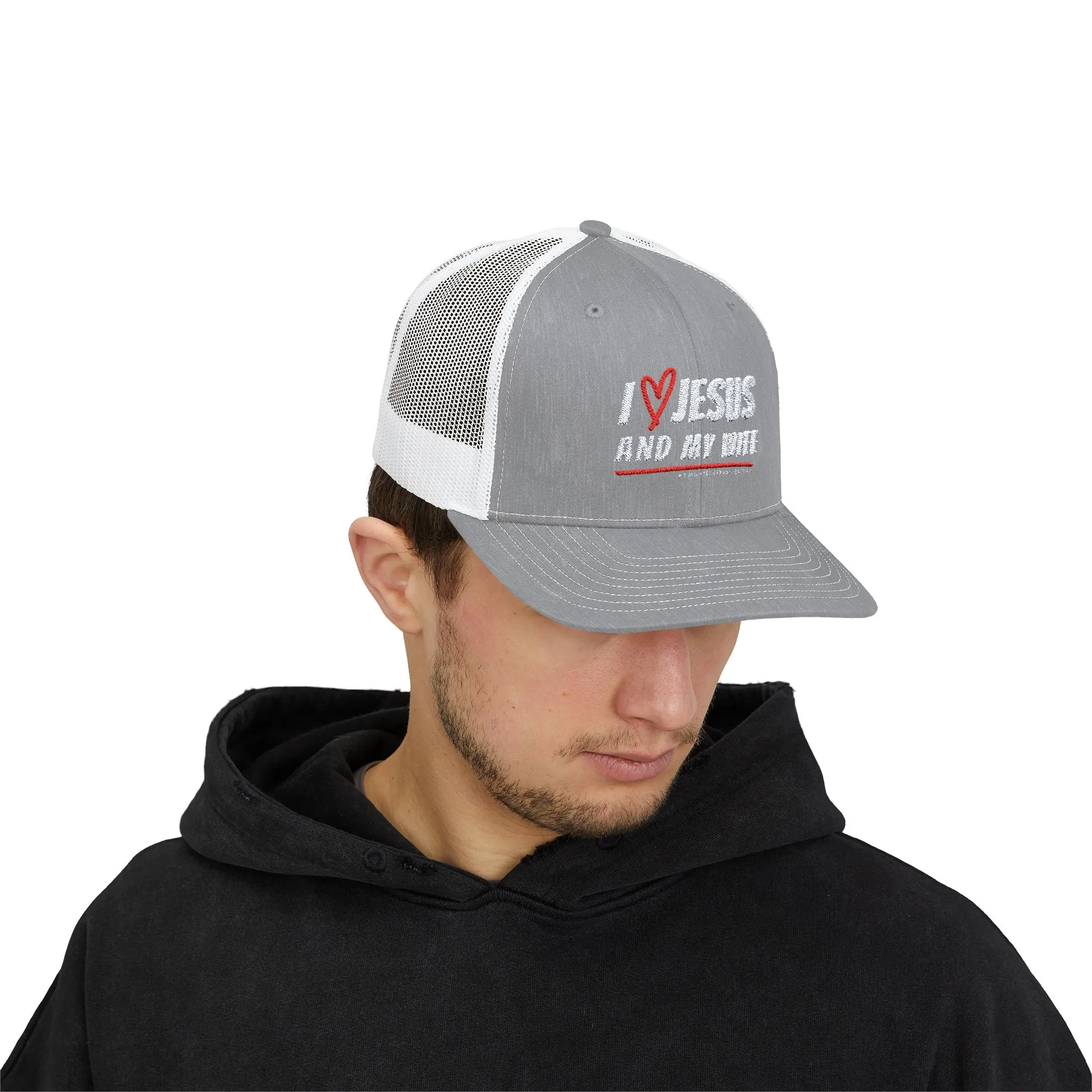 Christian Marriage Message for Husbands on a Snapback Cap