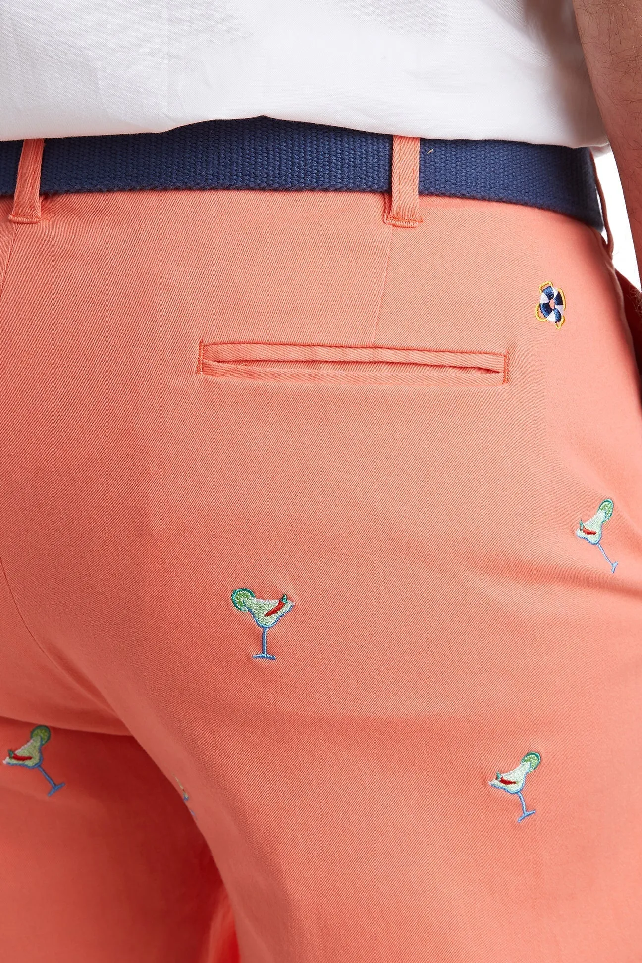 Cisco Short Stretch Twill Coral with Spicy Margarita