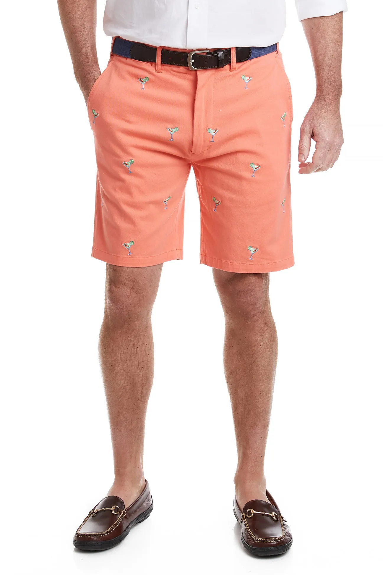 Cisco Short Stretch Twill Coral with Spicy Margarita