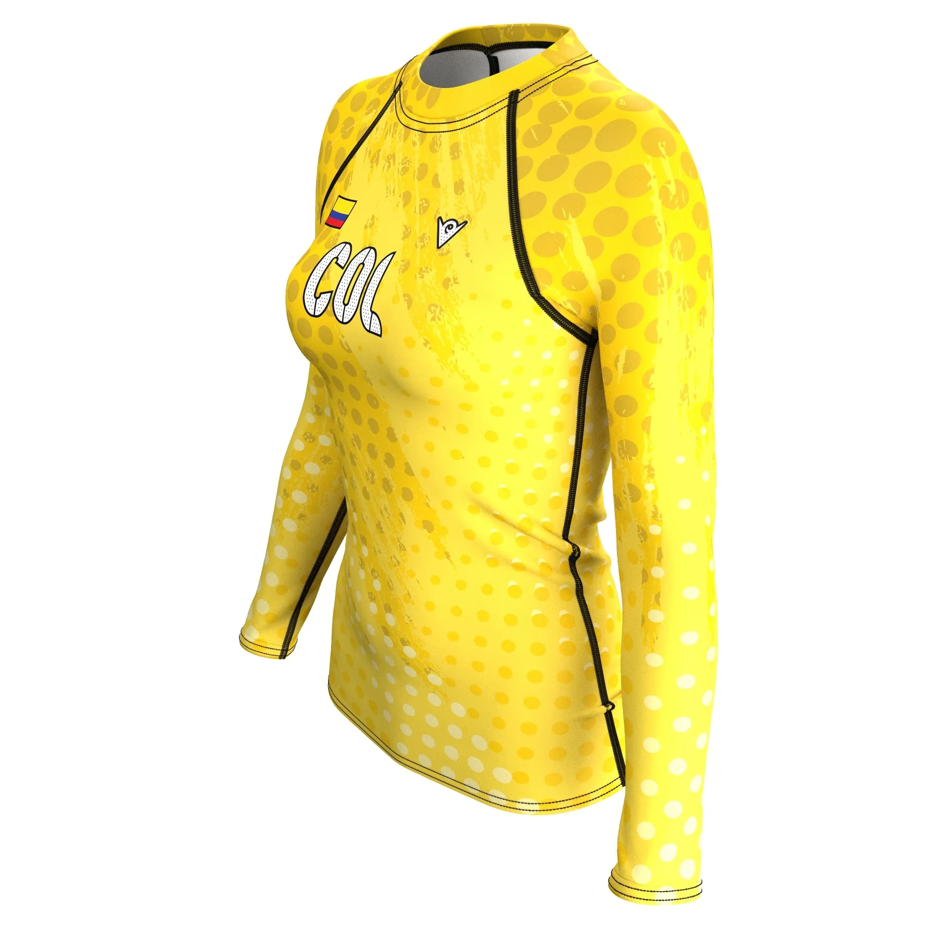 Colombia - COL 57 - Country Codes (Girls' Rash Guard) Olympian