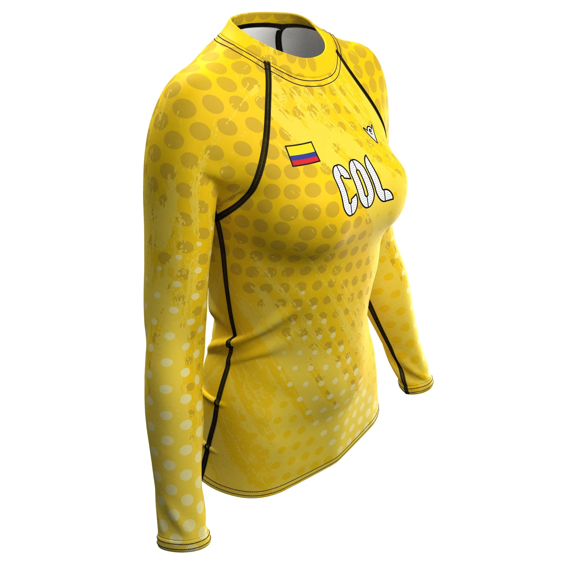 Colombia - COL 57 - Country Codes (Girls' Rash Guard) Olympian