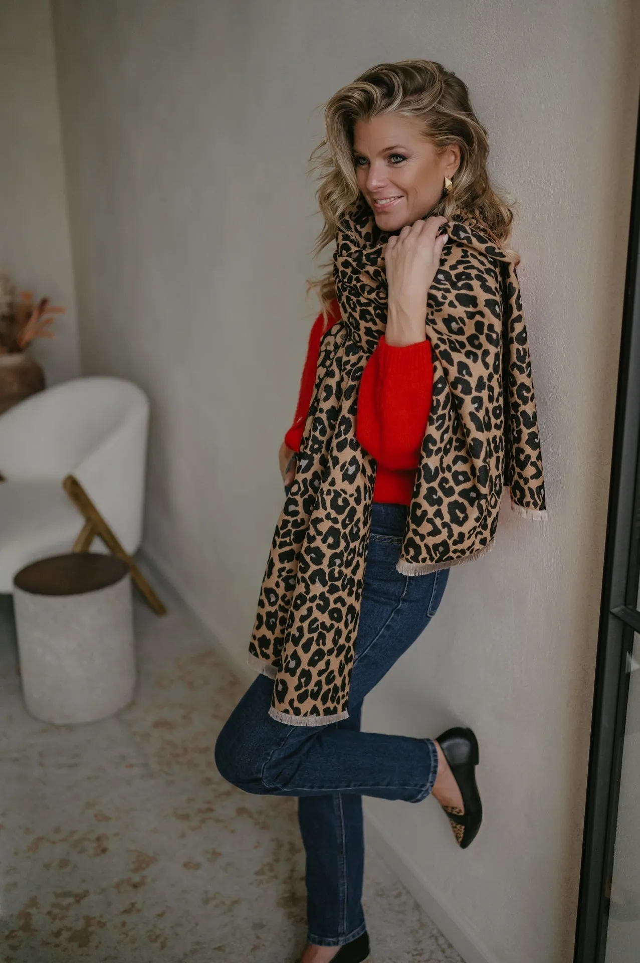 Crociera scarf I Leopard