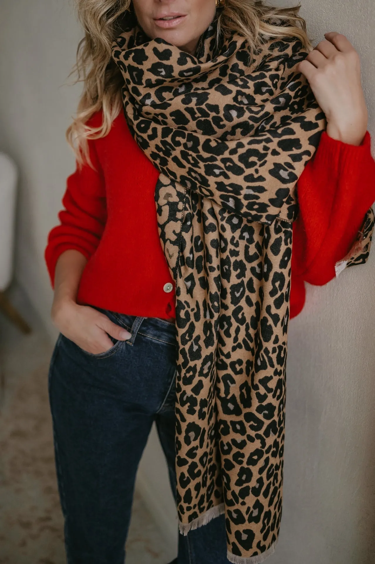 Crociera scarf I Leopard